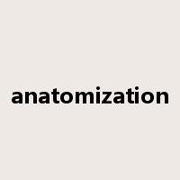 anatomization是什么意思