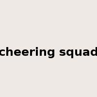 cheering squad是什么意思