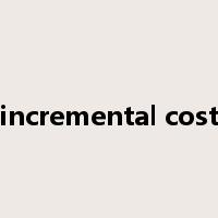 incremental cost是什么意思