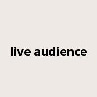 live audience是什么意思
