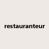 restauranteur是什么意思