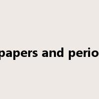 newspapers and periodicals是什么意思