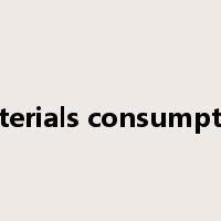 materials consumption是什么意思