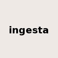 ingesta是什么意思
