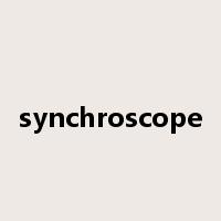 synchroscope是什么意思