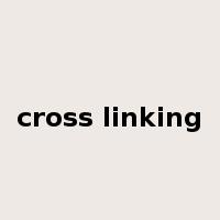cross linking是什么意思