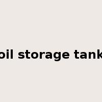 oil storage tank是什么意思
