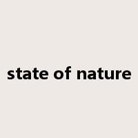state of nature是什么意思