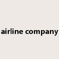 airline company是什么意思