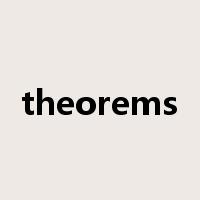 theorems是什么意思