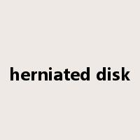 herniated disk是什么意思