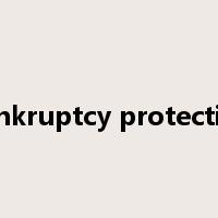 bankruptcy protection是什么意思