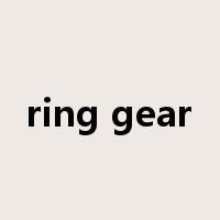 ring gear是什么意思