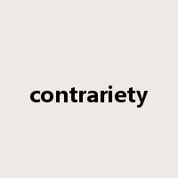 contrariety是什么意思