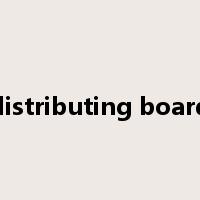 distributing board是什么意思