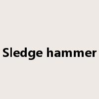 Sledge hammer是什么意思