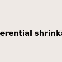 differential shrinkage是什么意思