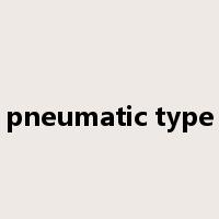 pneumatic type是什么意思