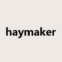 haymaker是什么意思