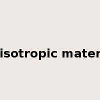 anisotropic material是什么意思