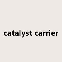 catalyst carrier是什么意思