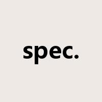 spec.是什么意思