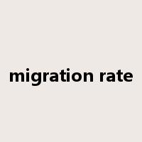 migration rate是什么意思