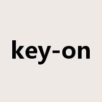 key-on是什么意思