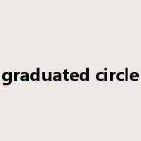 graduated circle是什么意思