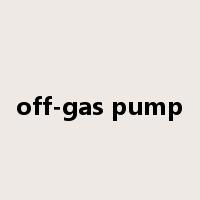 off-gas pump是什么意思