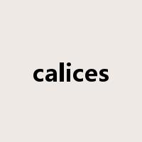 calices是什么意思
