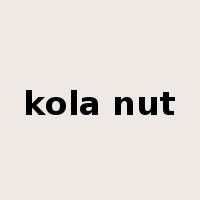 kola nut是什么意思