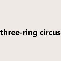 three-ring circus是什么意思