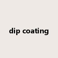 dip coating是什么意思