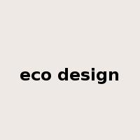 eco design是什么意思