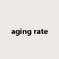 aging rate是什么意思