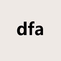 dfa是什么意思