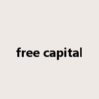 free capital是什么意思
