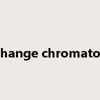 ion exchange chromatography是什么意思