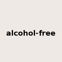 alcohol-free是什么意思