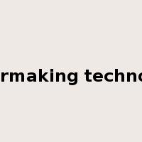 papermaking technology是什么意思