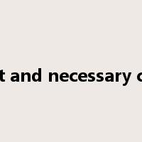 sufficient and necessary condition是什么意思