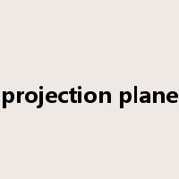 projection plane是什么意思