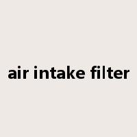 air intake filter是什么意思