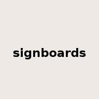 signboards是什么意思