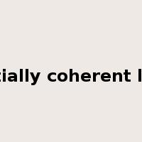 partially coherent light是什么意思