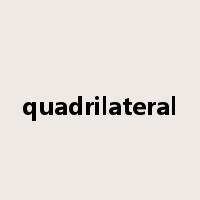 quadrilateral是什么意思