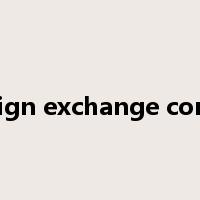 foreign exchange control是什么意思