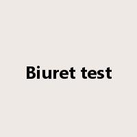 Biuret test是什么意思