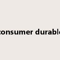 consumer durable是什么意思